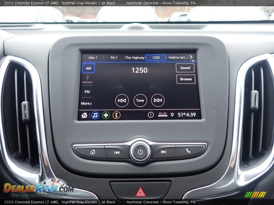 2020 Chevrolet Equinox LT AWD Nightfall Gray Metallic / Jet Black Photo #17
