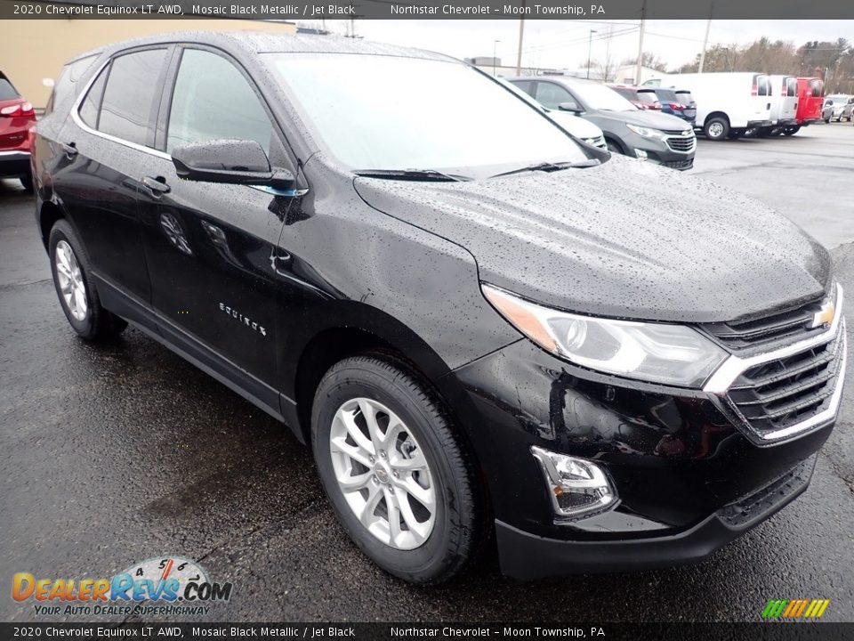 2020 Chevrolet Equinox LT AWD Mosaic Black Metallic / Jet Black Photo #7