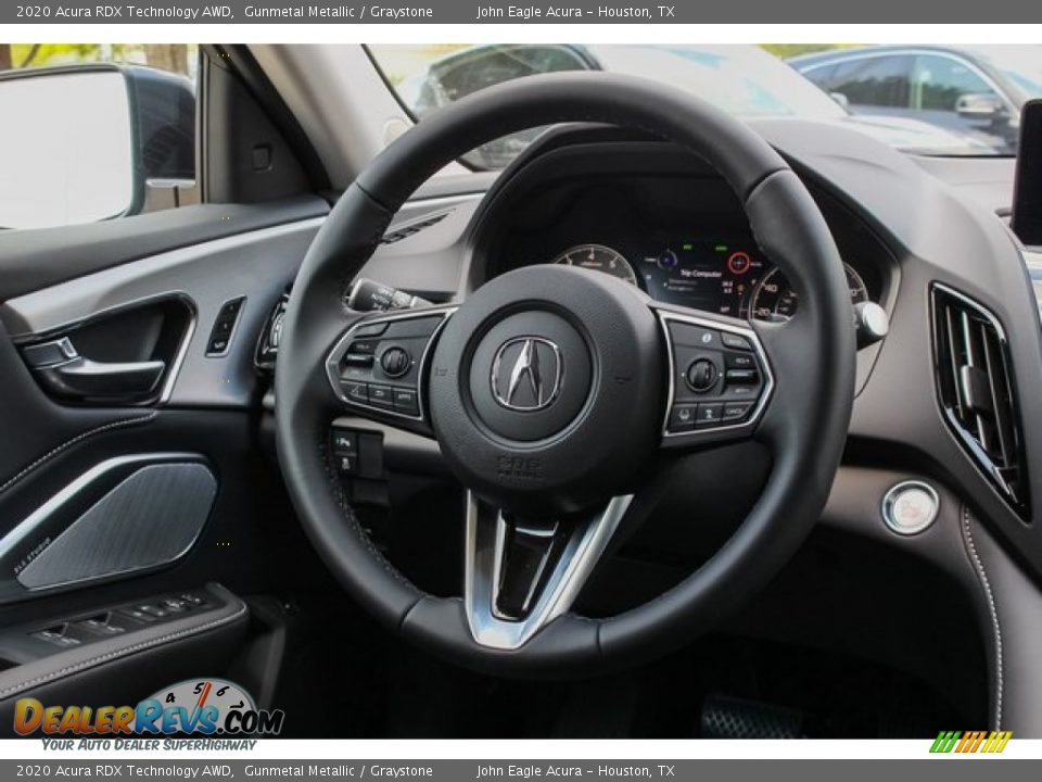 2020 Acura RDX Technology AWD Gunmetal Metallic / Graystone Photo #24