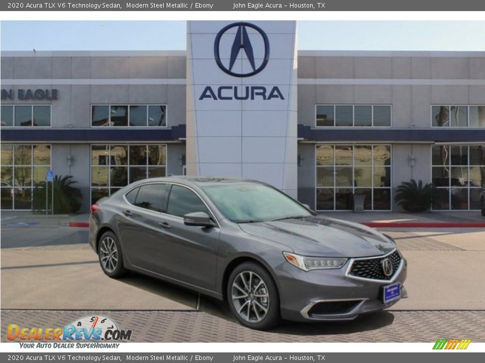 2020 Acura TLX V6 Technology Sedan Modern Steel Metallic / Ebony Photo #1