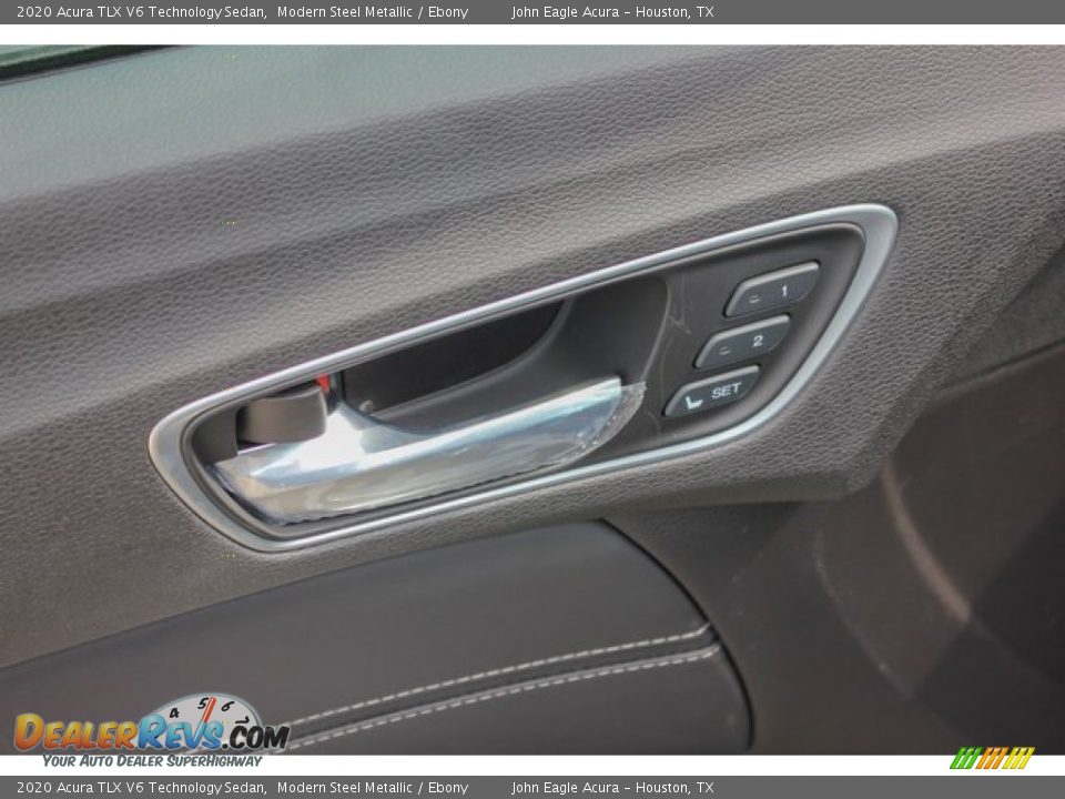 2020 Acura TLX V6 Technology Sedan Modern Steel Metallic / Ebony Photo #14