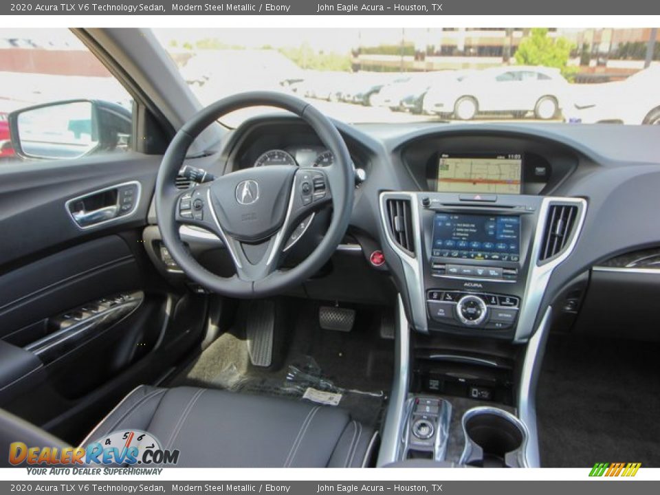 2020 Acura TLX V6 Technology Sedan Modern Steel Metallic / Ebony Photo #24