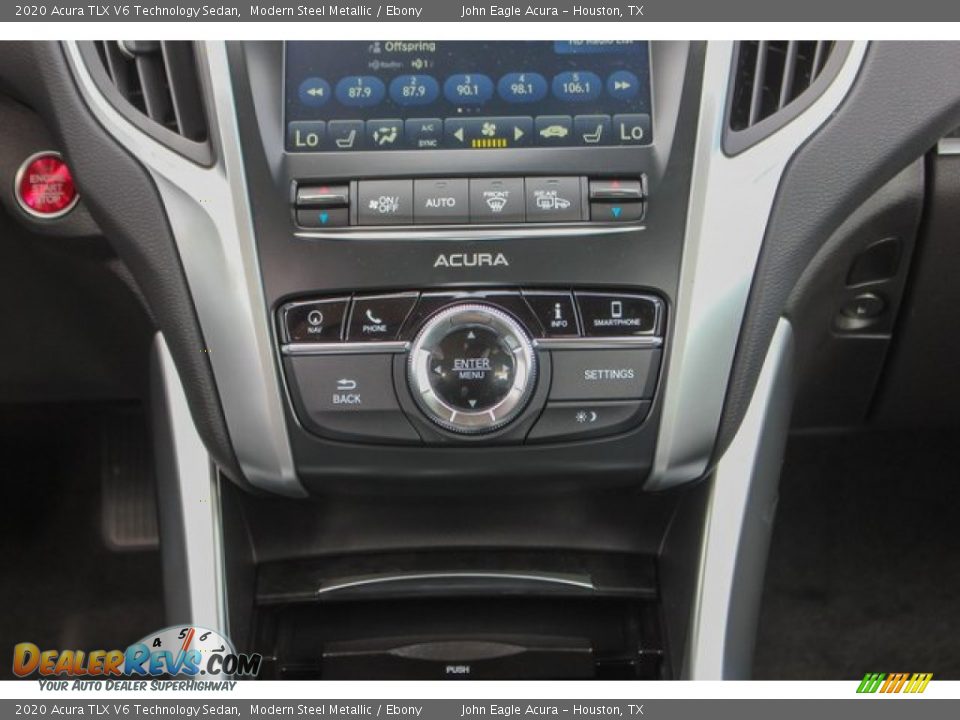 2020 Acura TLX V6 Technology Sedan Modern Steel Metallic / Ebony Photo #28