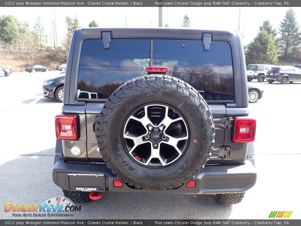 2020 Jeep Wrangler Unlimited Rubicon 4x4 Granite Crystal Metallic / Black Photo #4