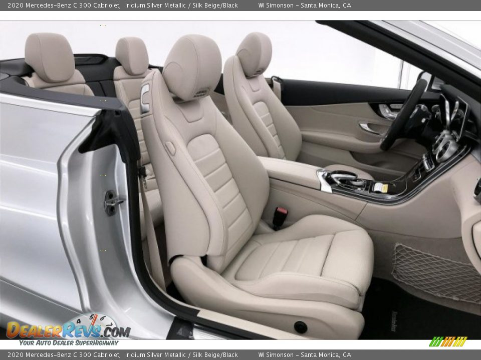 Silk Beige/Black Interior - 2020 Mercedes-Benz C 300 Cabriolet Photo #5