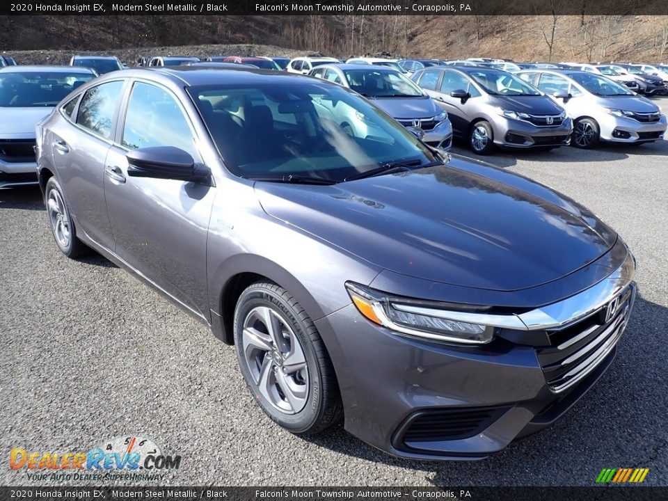 2020 Honda Insight EX Modern Steel Metallic / Black Photo #6