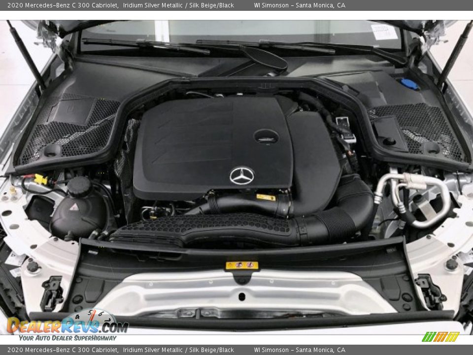 2020 Mercedes-Benz C 300 Cabriolet Iridium Silver Metallic / Silk Beige/Black Photo #8