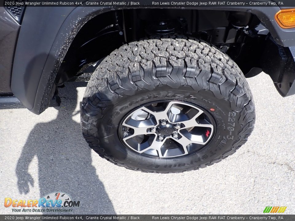 2020 Jeep Wrangler Unlimited Rubicon 4x4 Granite Crystal Metallic / Black Photo #9