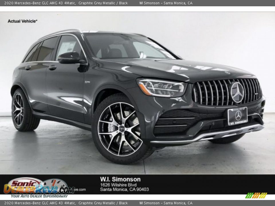 2020 Mercedes-Benz GLC AMG 43 4Matic Graphite Grey Metallic / Black Photo #1