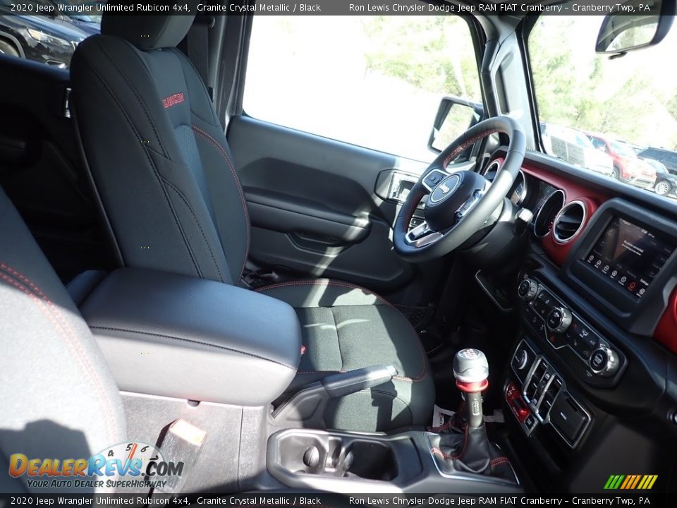 2020 Jeep Wrangler Unlimited Rubicon 4x4 Granite Crystal Metallic / Black Photo #10