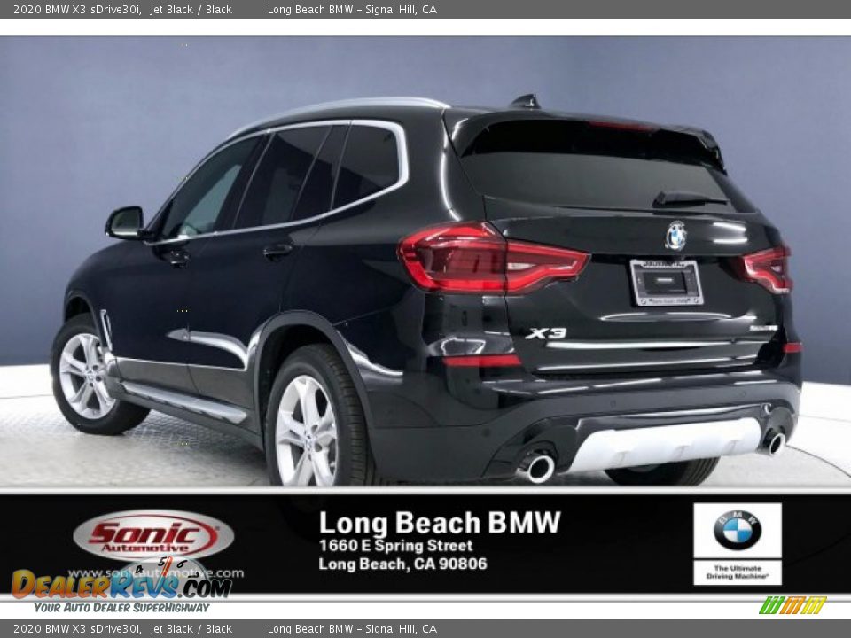 2020 BMW X3 sDrive30i Jet Black / Black Photo #2