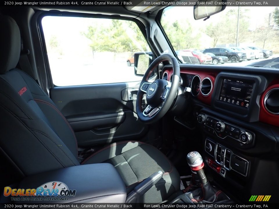 2020 Jeep Wrangler Unlimited Rubicon 4x4 Granite Crystal Metallic / Black Photo #11
