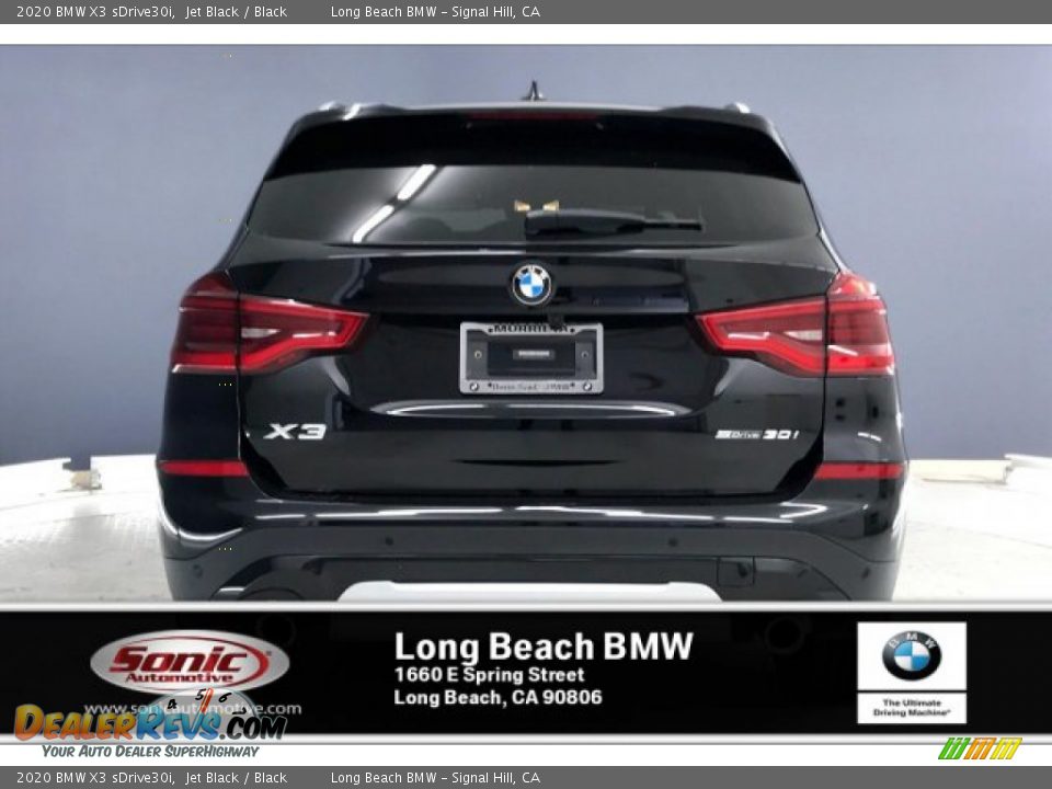 2020 BMW X3 sDrive30i Jet Black / Black Photo #3