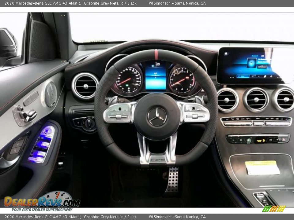 2020 Mercedes-Benz GLC AMG 43 4Matic Graphite Grey Metallic / Black Photo #4