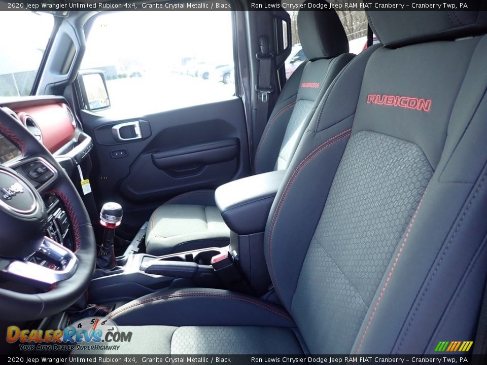 2020 Jeep Wrangler Unlimited Rubicon 4x4 Granite Crystal Metallic / Black Photo #13