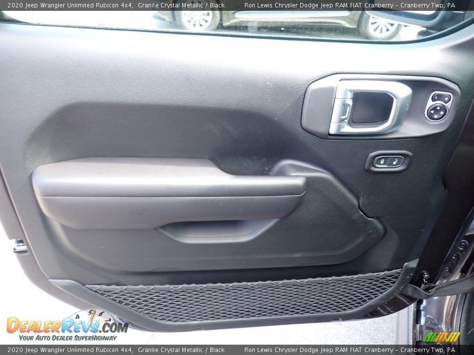 2020 Jeep Wrangler Unlimited Rubicon 4x4 Granite Crystal Metallic / Black Photo #14