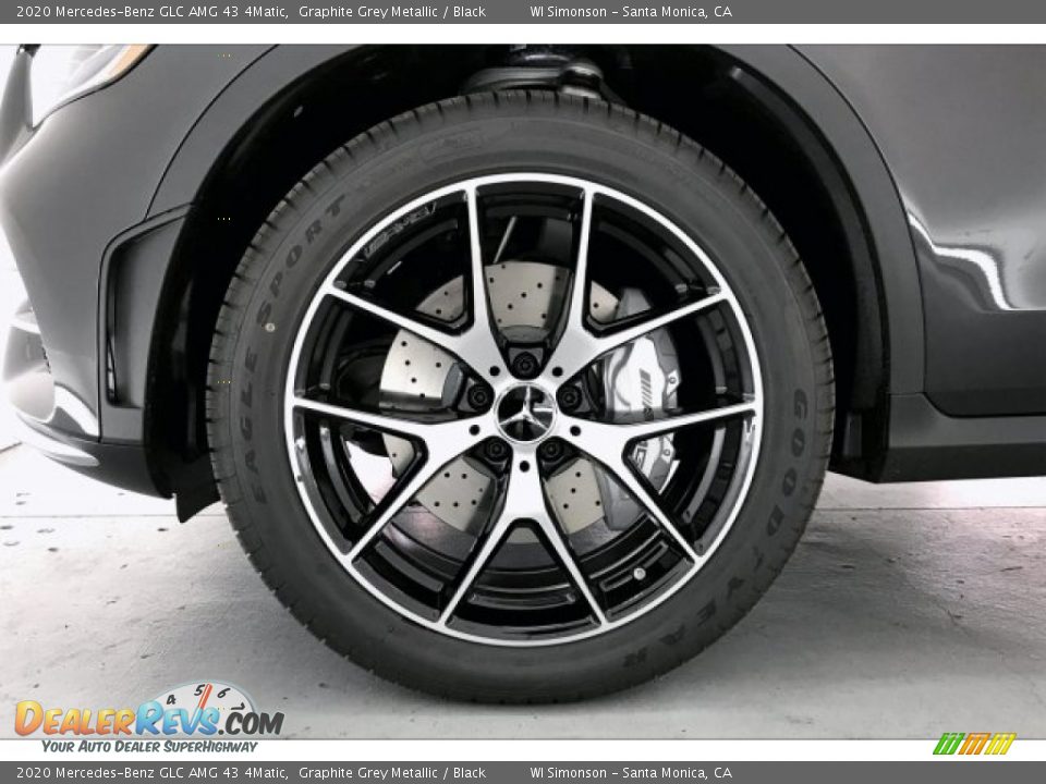 2020 Mercedes-Benz GLC AMG 43 4Matic Graphite Grey Metallic / Black Photo #8