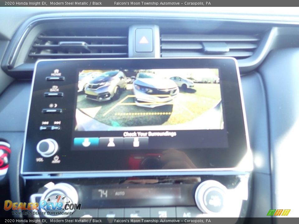 2020 Honda Insight EX Modern Steel Metallic / Black Photo #15