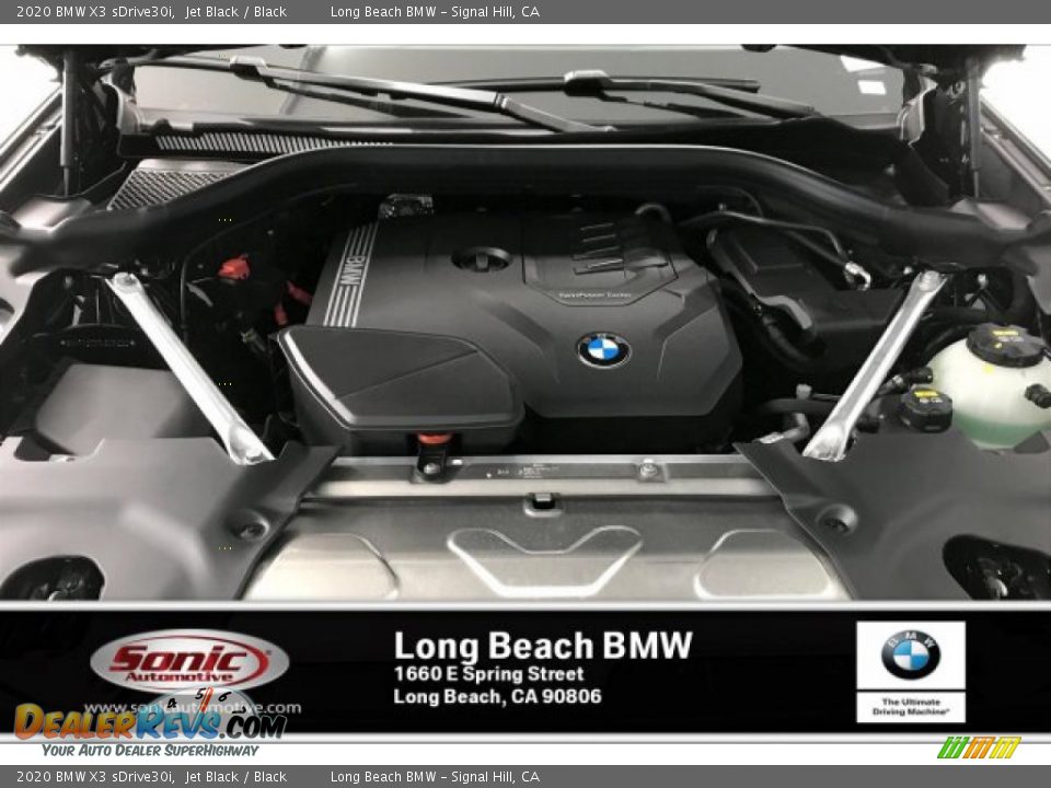 2020 BMW X3 sDrive30i Jet Black / Black Photo #8