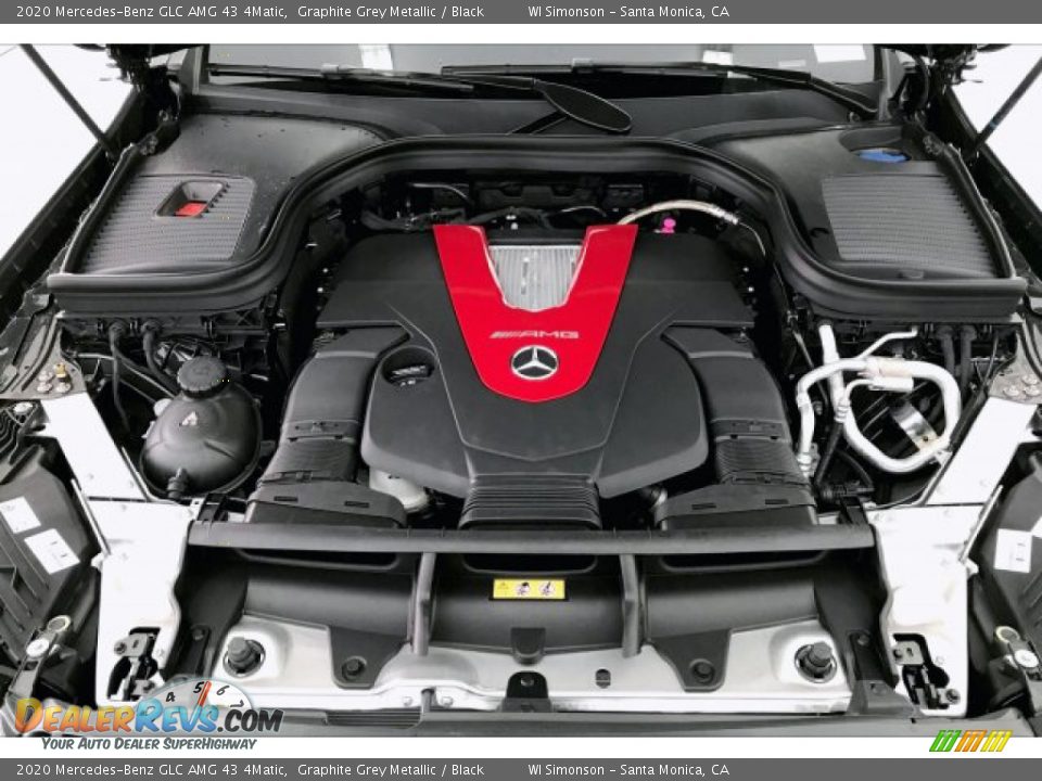 2020 Mercedes-Benz GLC AMG 43 4Matic Graphite Grey Metallic / Black Photo #9