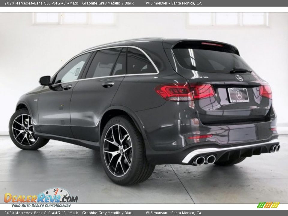 2020 Mercedes-Benz GLC AMG 43 4Matic Graphite Grey Metallic / Black Photo #10