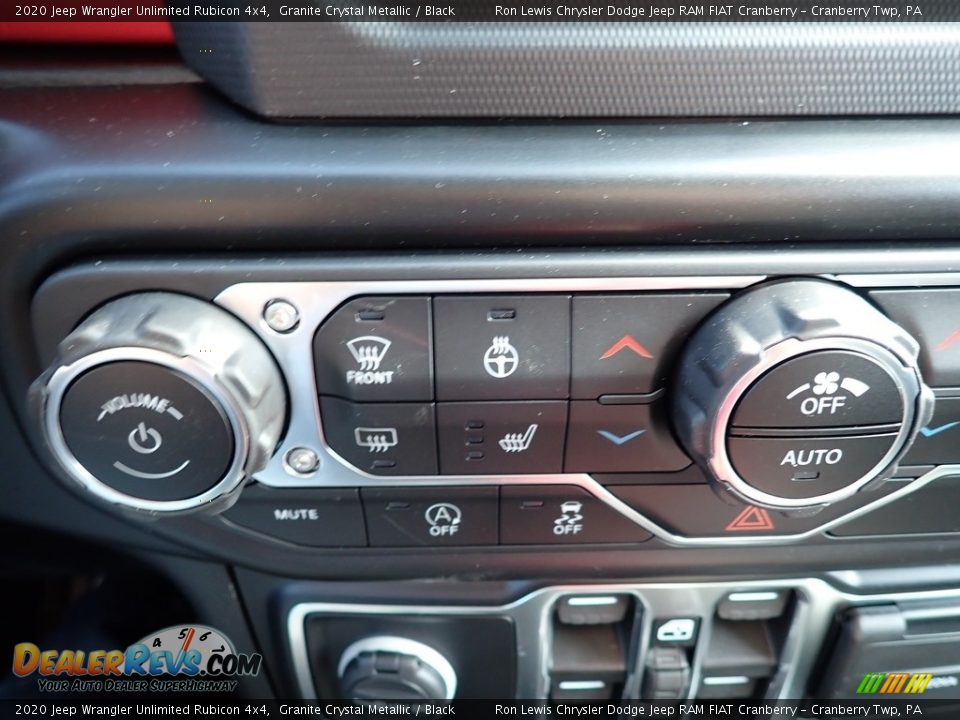 2020 Jeep Wrangler Unlimited Rubicon 4x4 Granite Crystal Metallic / Black Photo #17