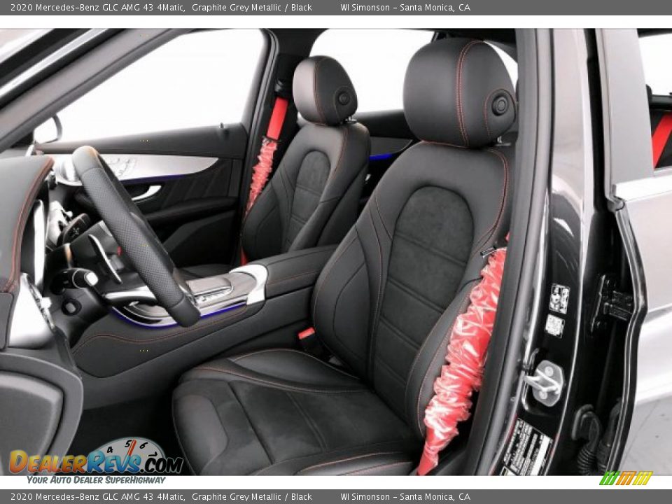 2020 Mercedes-Benz GLC AMG 43 4Matic Graphite Grey Metallic / Black Photo #14