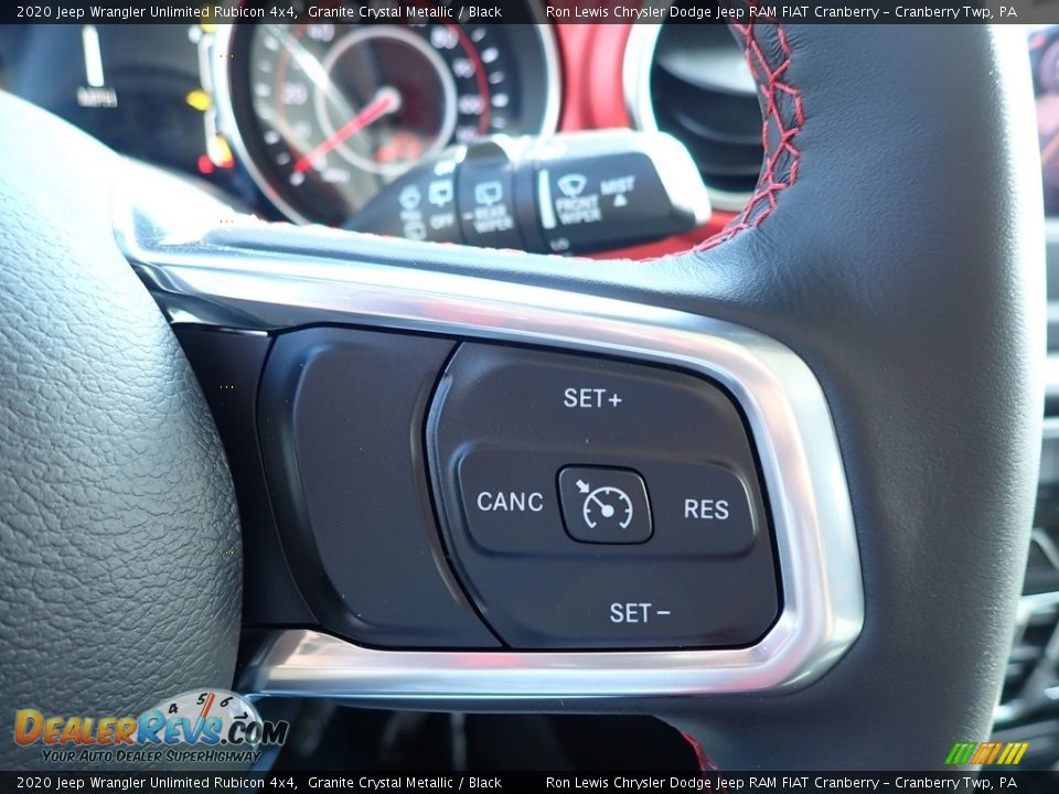 2020 Jeep Wrangler Unlimited Rubicon 4x4 Granite Crystal Metallic / Black Photo #19