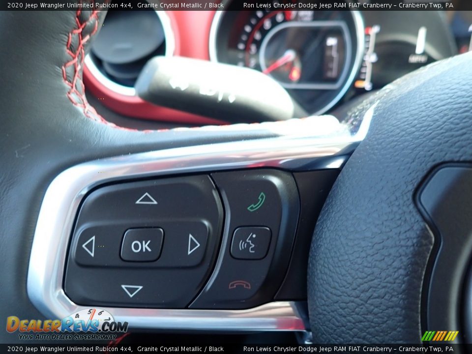 2020 Jeep Wrangler Unlimited Rubicon 4x4 Granite Crystal Metallic / Black Photo #20