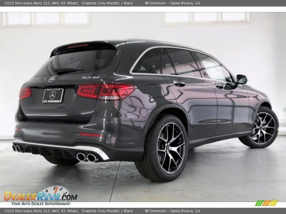 2020 Mercedes-Benz GLC AMG 43 4Matic Graphite Grey Metallic / Black Photo #16