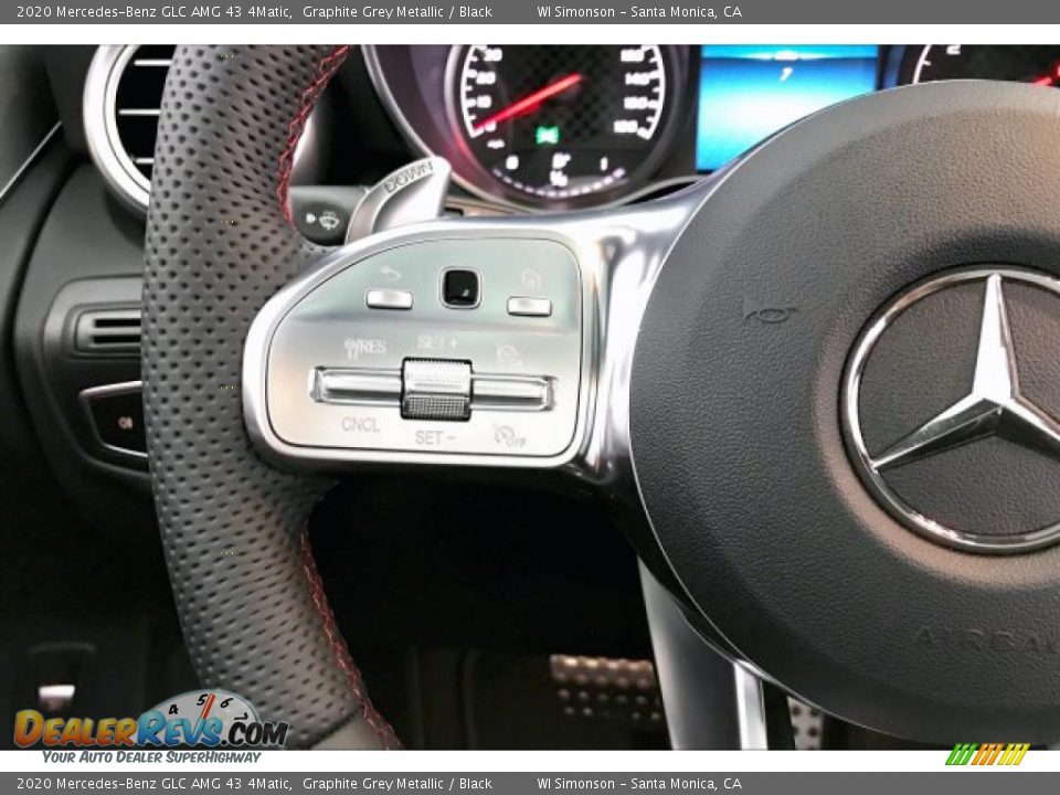 2020 Mercedes-Benz GLC AMG 43 4Matic Graphite Grey Metallic / Black Photo #18