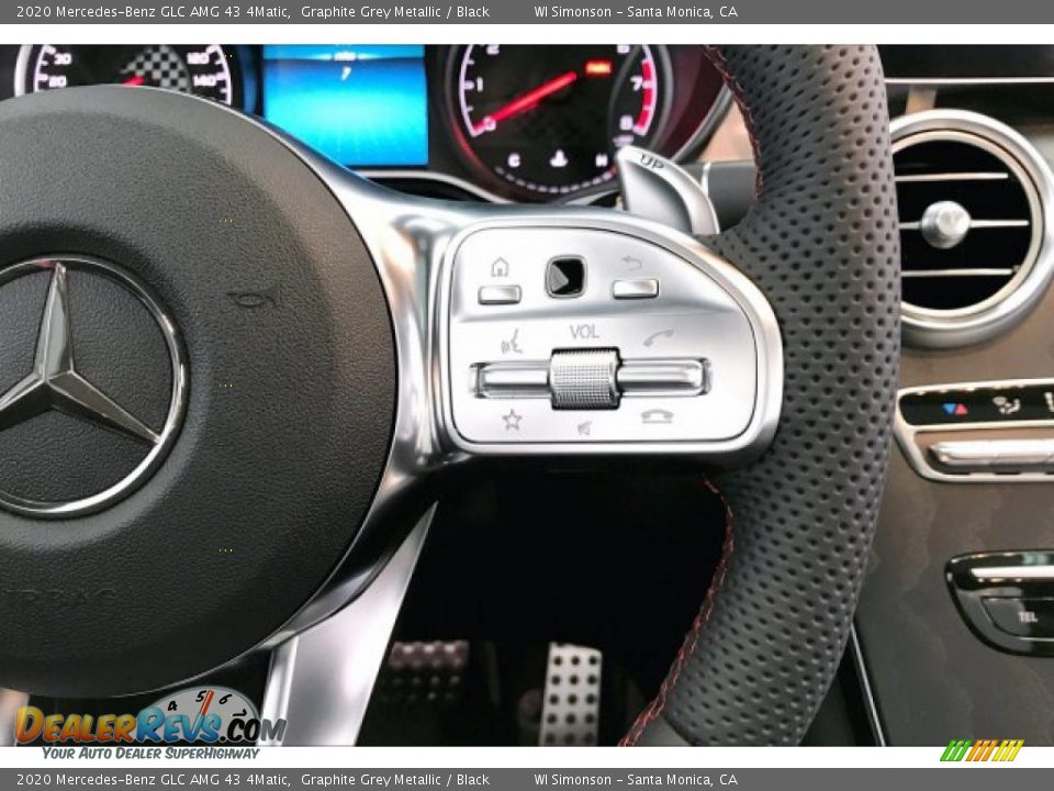 2020 Mercedes-Benz GLC AMG 43 4Matic Graphite Grey Metallic / Black Photo #19