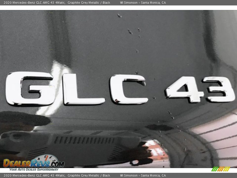 2020 Mercedes-Benz GLC AMG 43 4Matic Graphite Grey Metallic / Black Photo #27