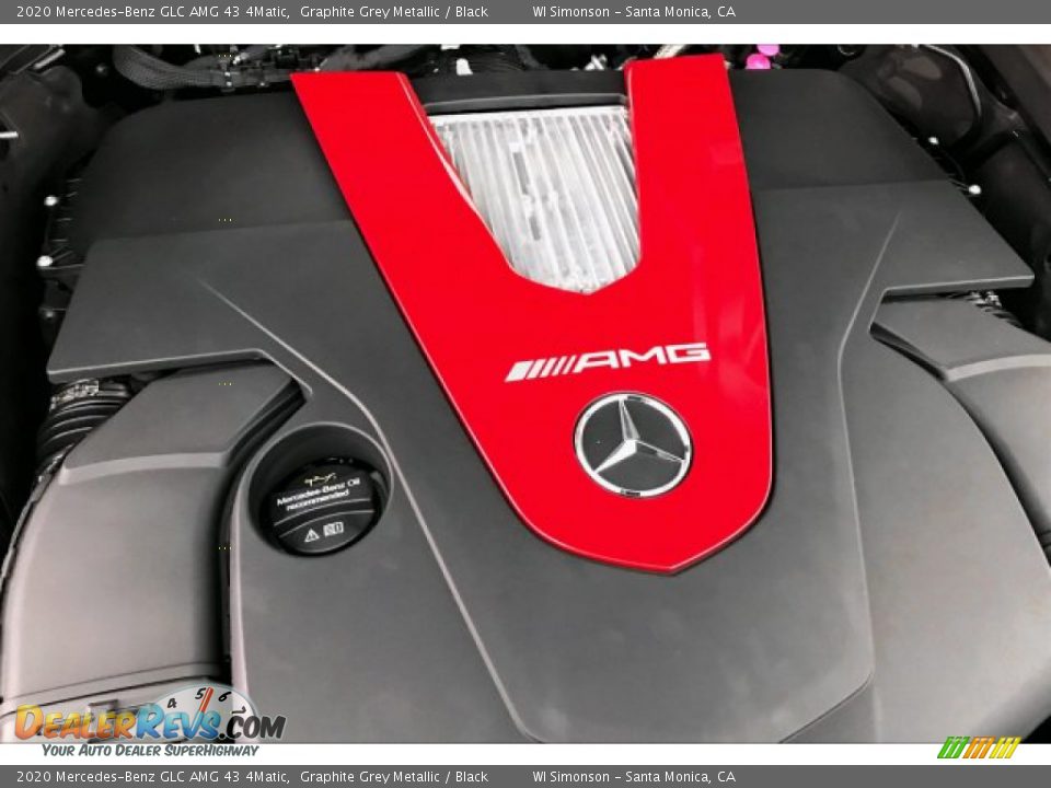 2020 Mercedes-Benz GLC AMG 43 4Matic Graphite Grey Metallic / Black Photo #31