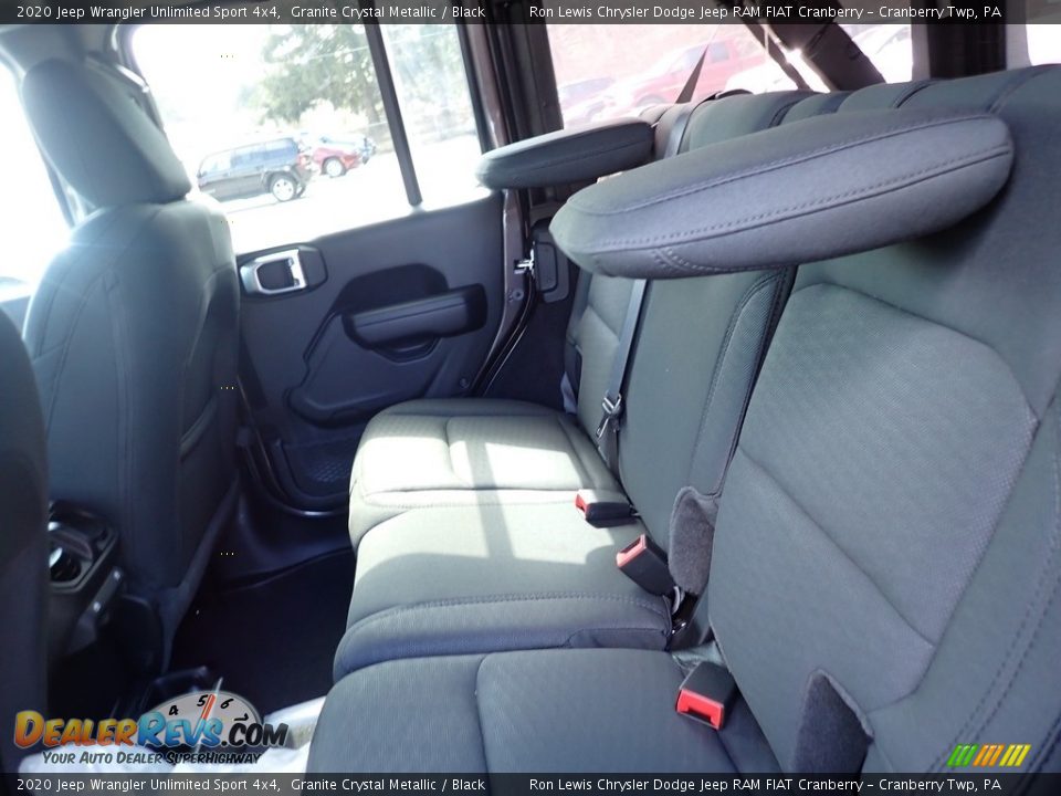 2020 Jeep Wrangler Unlimited Sport 4x4 Granite Crystal Metallic / Black Photo #12