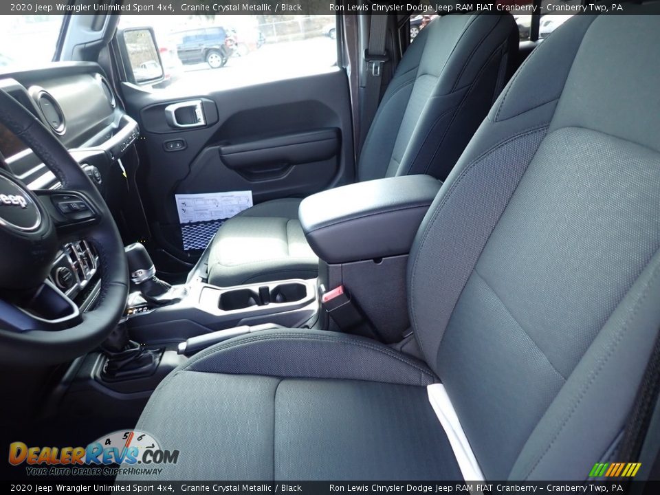2020 Jeep Wrangler Unlimited Sport 4x4 Granite Crystal Metallic / Black Photo #13