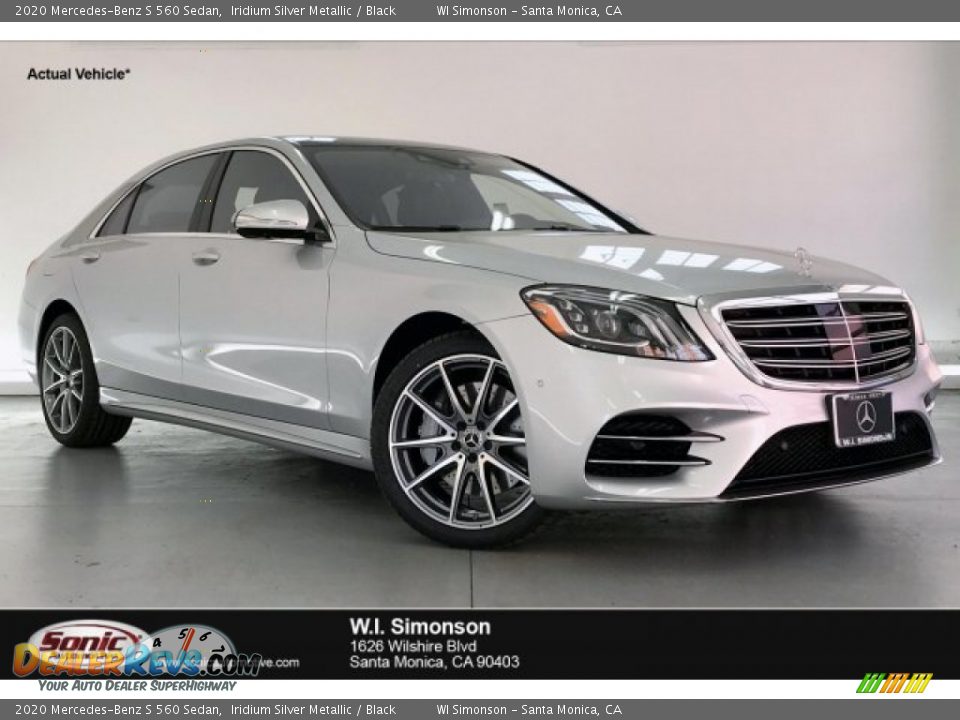 2020 Mercedes-Benz S 560 Sedan Iridium Silver Metallic / Black Photo #1