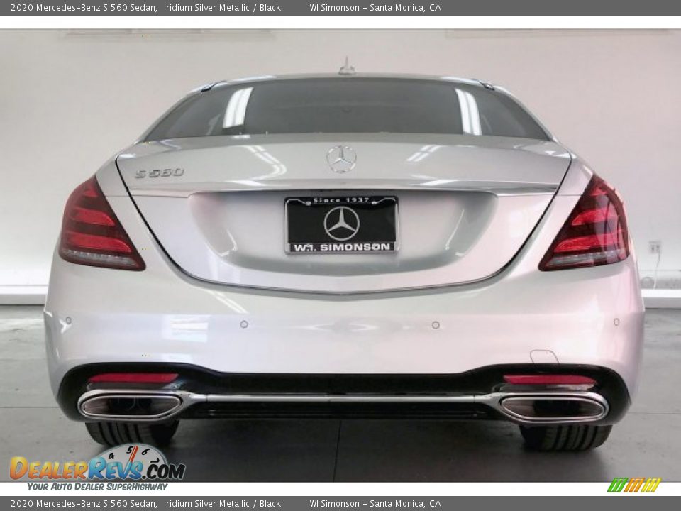 2020 Mercedes-Benz S 560 Sedan Iridium Silver Metallic / Black Photo #3