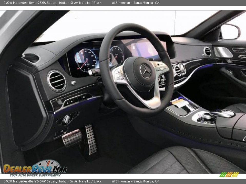 2020 Mercedes-Benz S 560 Sedan Iridium Silver Metallic / Black Photo #4