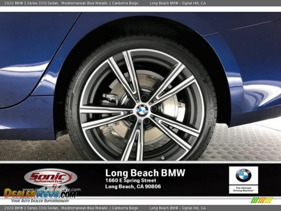2020 BMW 3 Series 330i Sedan Mediterranean Blue Metallic / Canberra Beige Photo #9