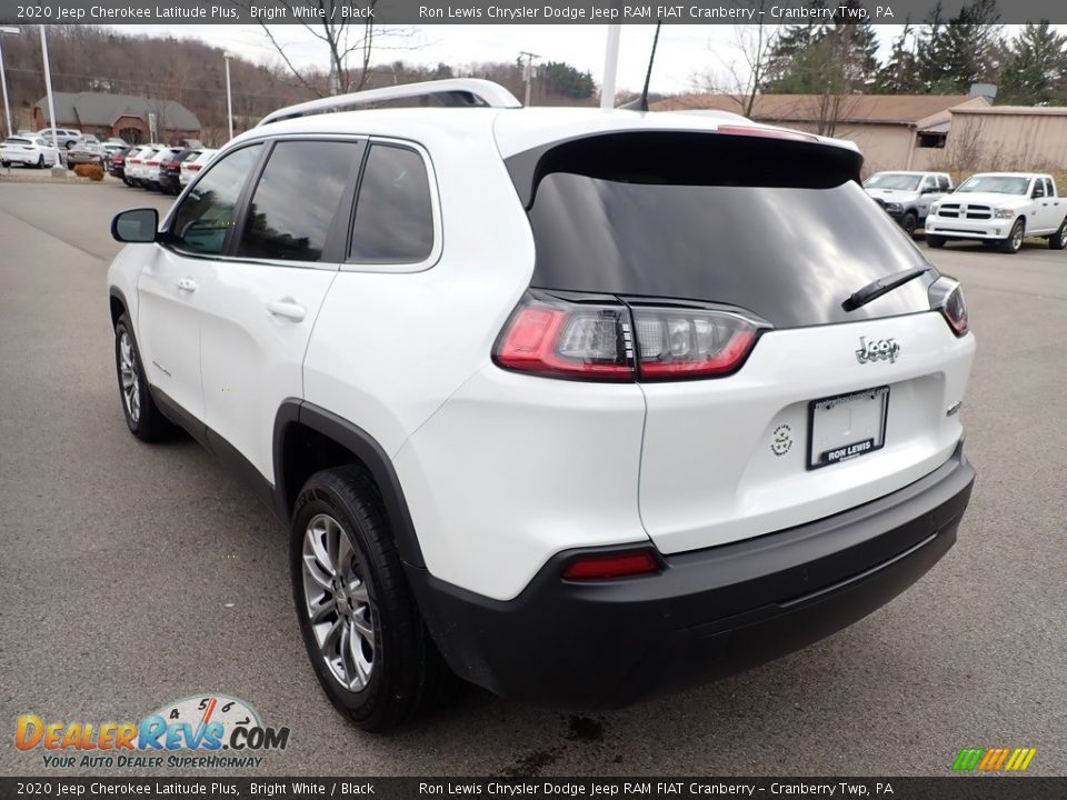 2020 Jeep Cherokee Latitude Plus Bright White / Black Photo #3