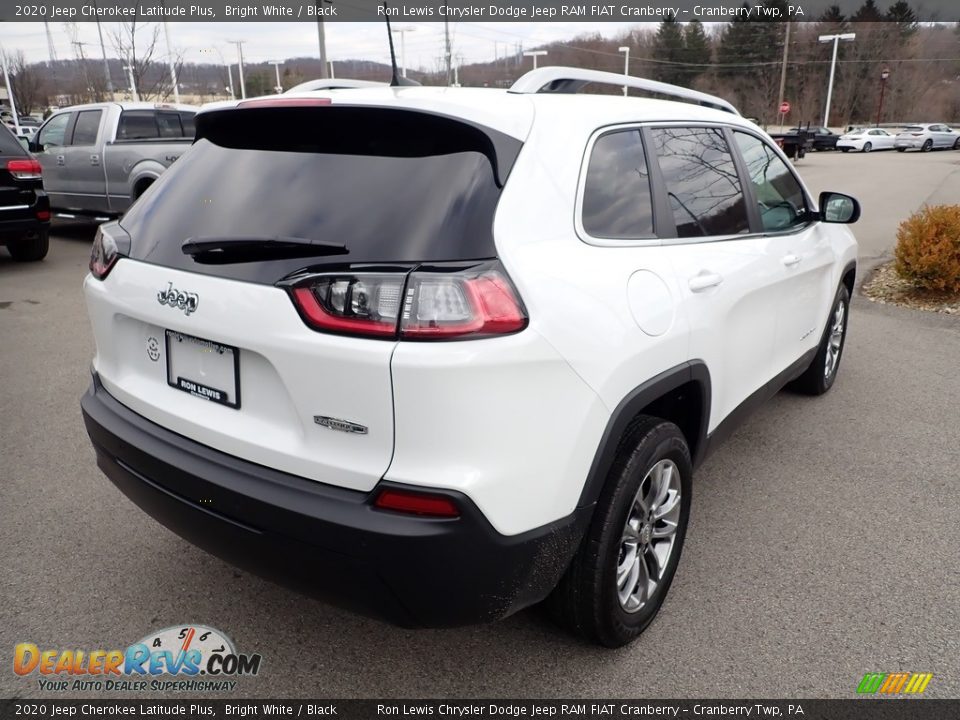 2020 Jeep Cherokee Latitude Plus Bright White / Black Photo #5