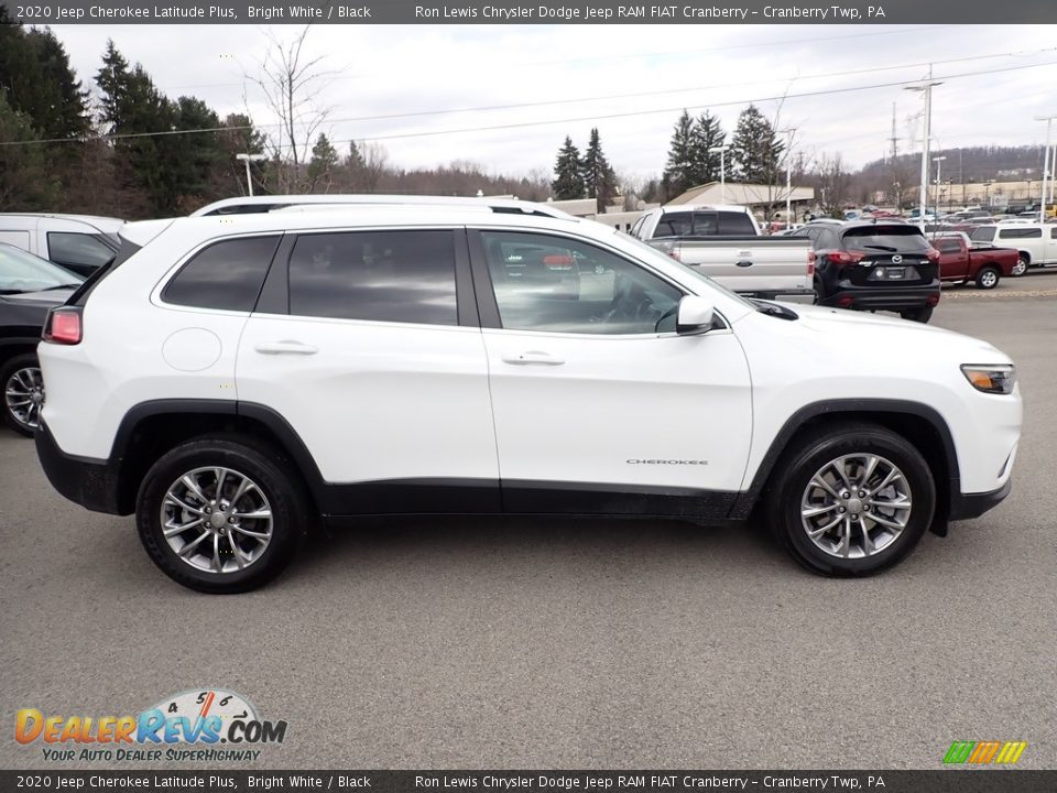 2020 Jeep Cherokee Latitude Plus Bright White / Black Photo #6