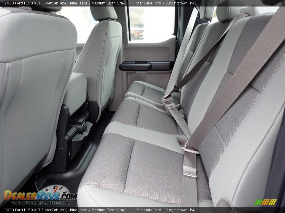 Rear Seat of 2020 Ford F150 XLT SuperCab 4x4 Photo #10