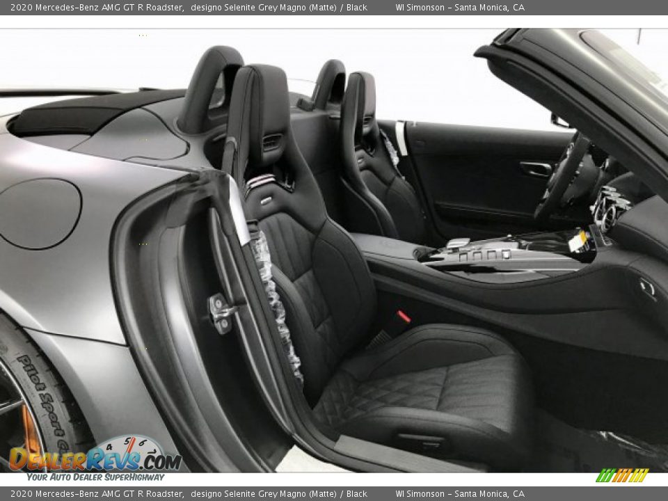2020 Mercedes-Benz AMG GT R Roadster designo Selenite Grey Magno (Matte) / Black Photo #6