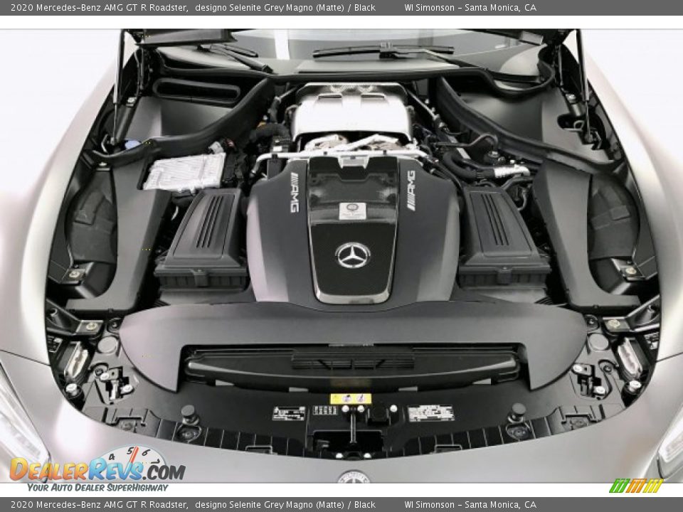 2020 Mercedes-Benz AMG GT R Roadster designo Selenite Grey Magno (Matte) / Black Photo #9