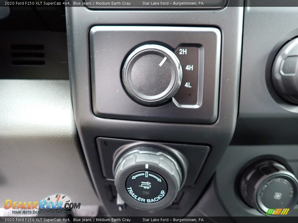 2020 Ford F150 XLT SuperCab 4x4 Blue Jeans / Medium Earth Gray Photo #15