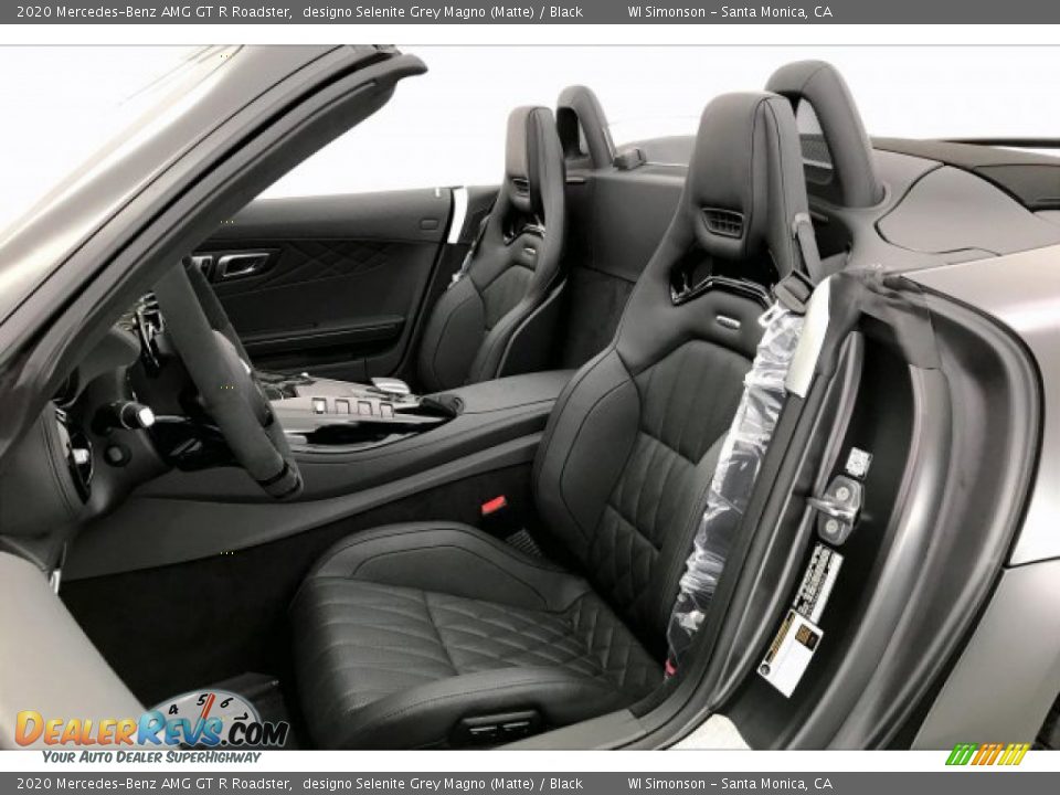 Black Interior - 2020 Mercedes-Benz AMG GT R Roadster Photo #12