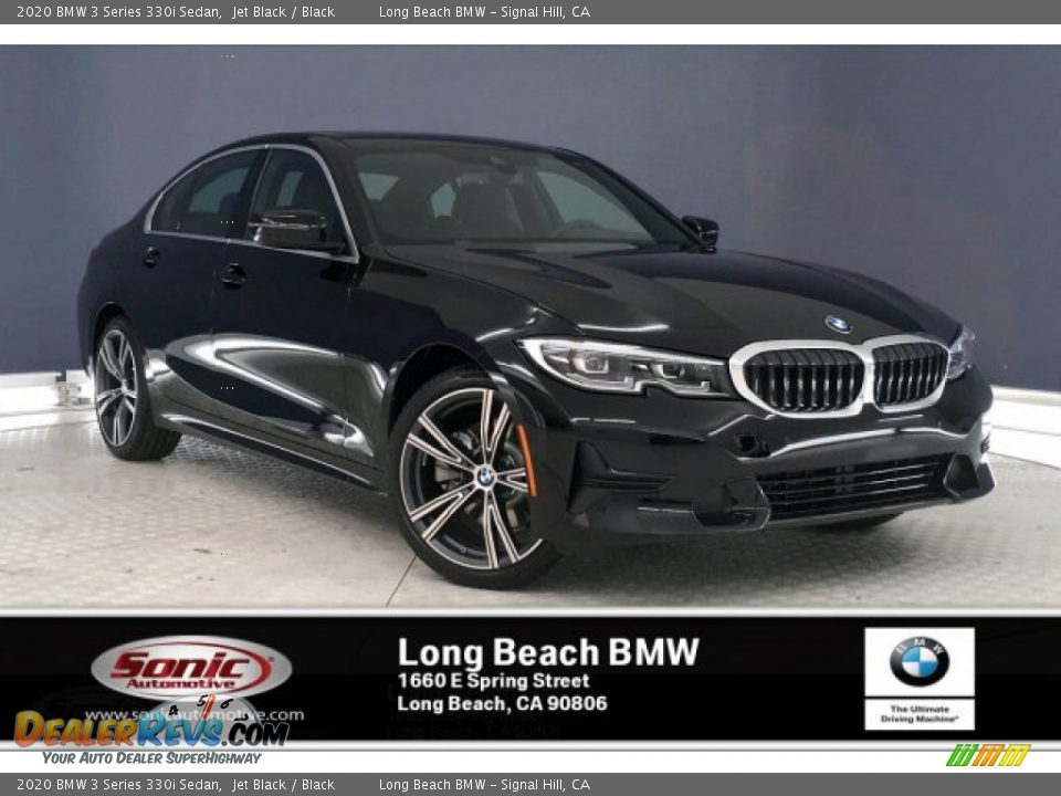 2020 BMW 3 Series 330i Sedan Jet Black / Black Photo #1