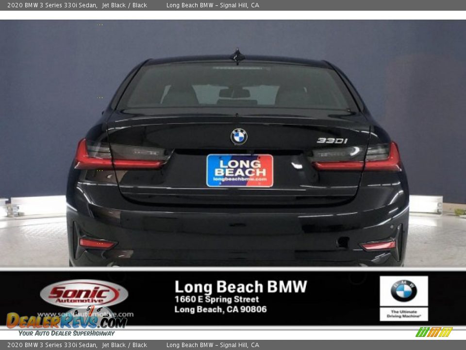 2020 BMW 3 Series 330i Sedan Jet Black / Black Photo #3